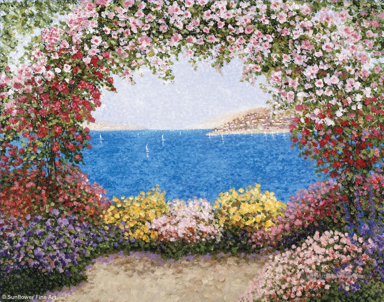 Méditerranée 22 Fleurs impressionnistes Peintures à l'huile